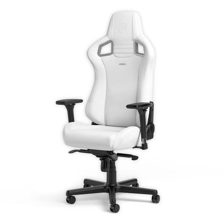 Chaise de jeu EPIC - Édition blanche - Similicuir vegan de haute technologie