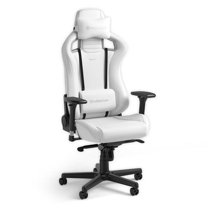 Chaise de jeu EPIC - Édition blanche - Similicuir vegan de haute technologie