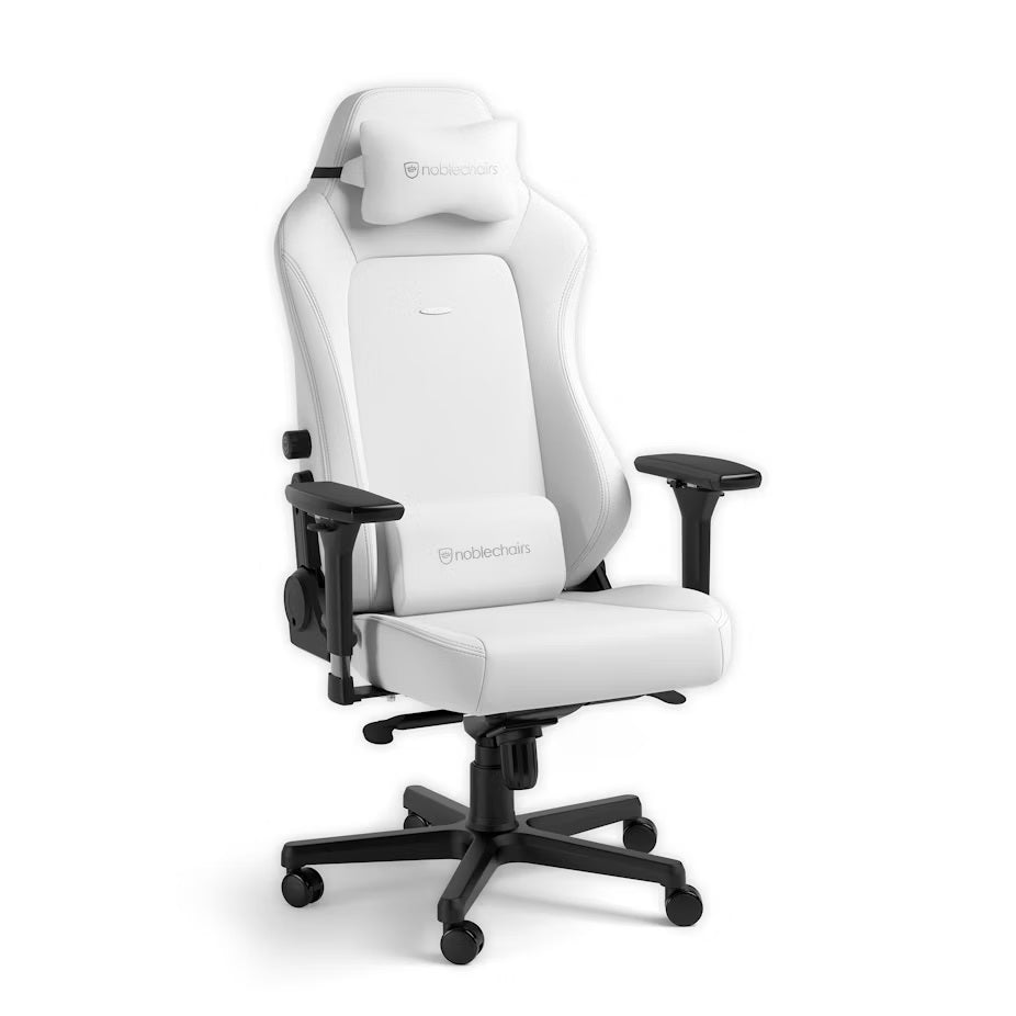 Chaise de jeu HERO - Édition blanche - Similicuir vegan de haute technologie