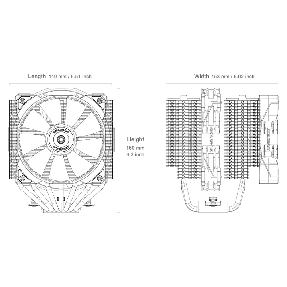 Forza 135 - Refroidissement par air