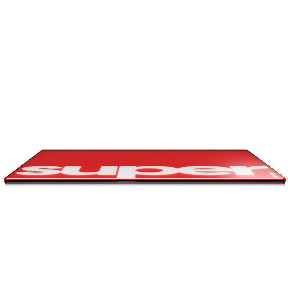 Superglide Glass Pad  XL Red