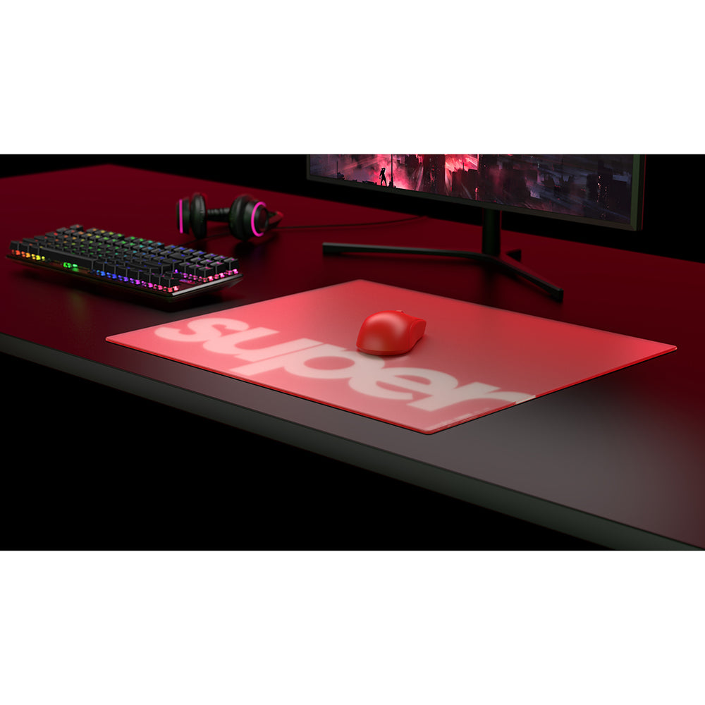 Superglide Glass Pad  XL Red