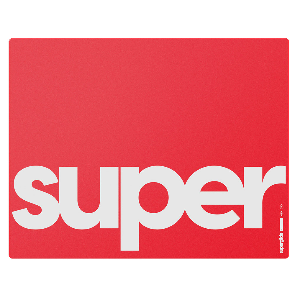 Superglide Glass Pad  L Red