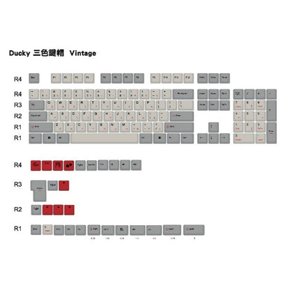 Vintage - PBT Triple-shot Keycaps - 133 Keys