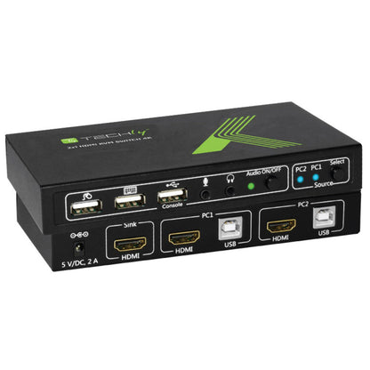 Commutateur KVM HDMI USB 2x1 4Kx2K