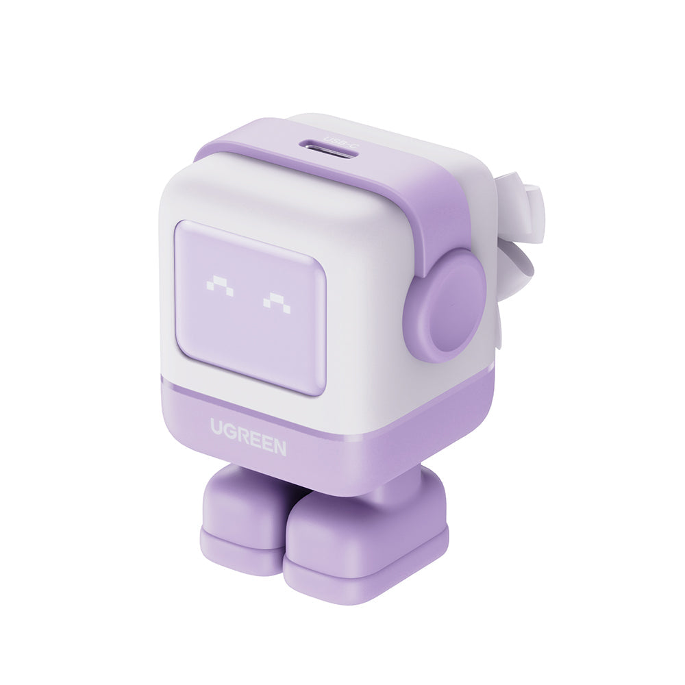 Nexode Robot 30W PD GaN Tech  Charger (Purple)