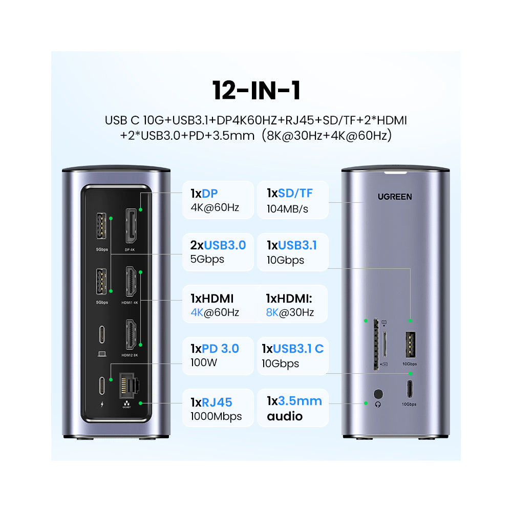 USB-C Multifunctional Docking Station(13-in-1)