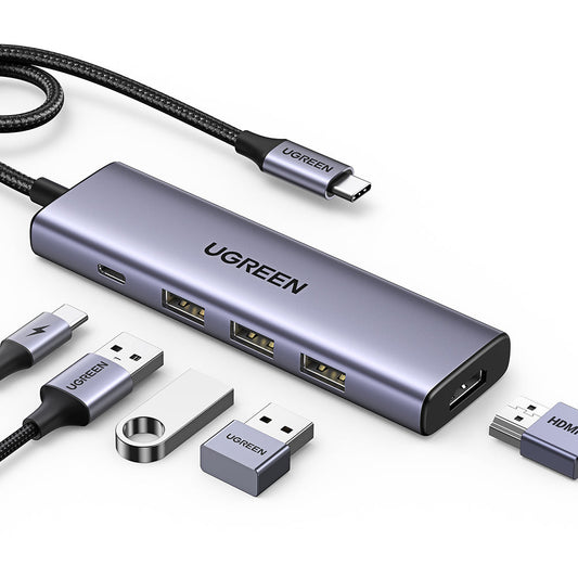 USB C Hub - HDMI, 3x USB A, USB C, PD