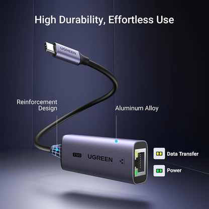 USB-C 3.1 GEN1 To 2.5G Ethernet Adapter (V2)