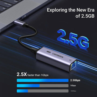 USB-C 3.1 GEN1 To 2.5G Ethernet Adapter (V2)