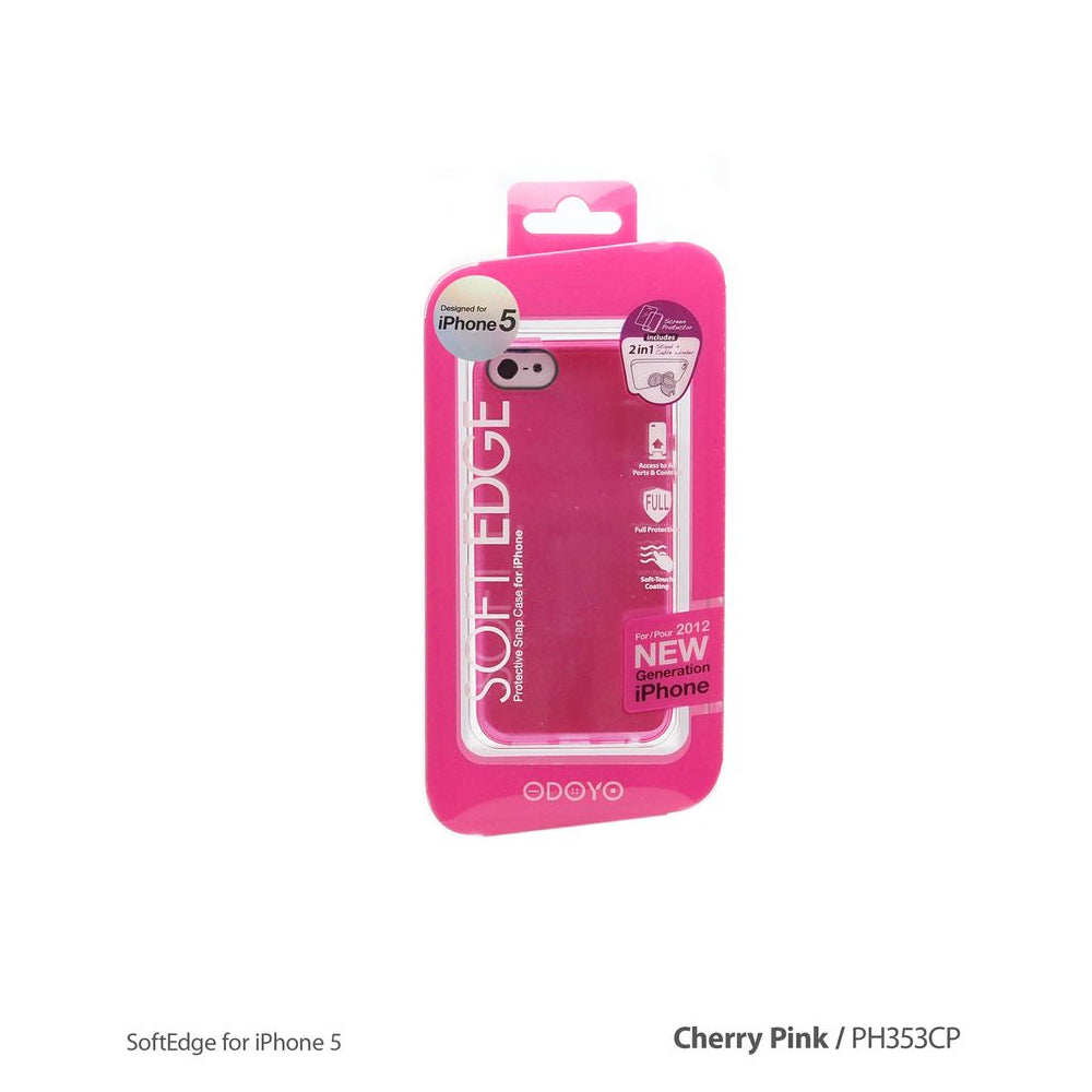 SoftEdge iPhone 5 Case- Cherry Pink