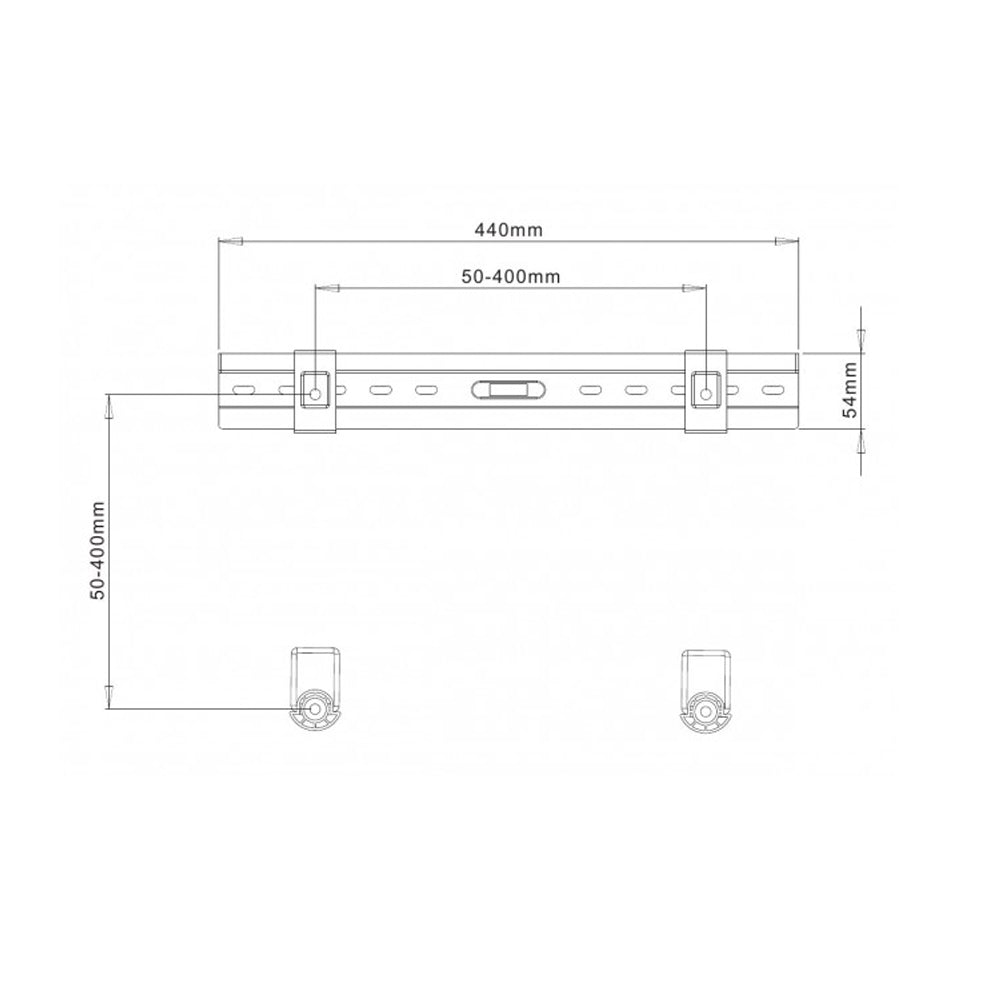 Ultra Slim Fixed TV Wall Mount- 30-50in