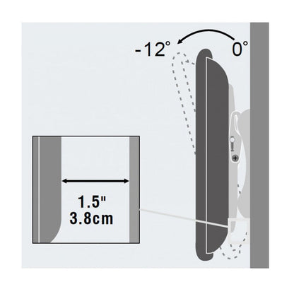 Tilting TV Wall Mount w/ Level- 32-60in