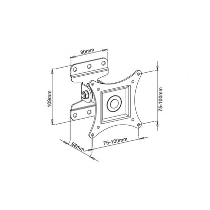 Tilting Wall Mount for 13-30in TVs