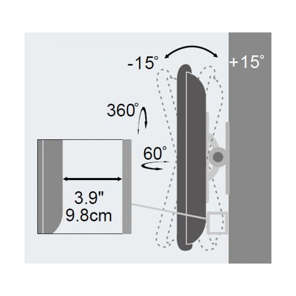 Tilting Wall Mount for 13-30in TVs