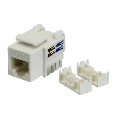 Prise Keystone Cat5e RJ45 - Blanc