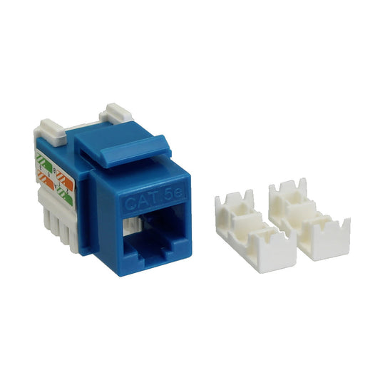 Prise Keystone Cat5e RJ45 - Bleu