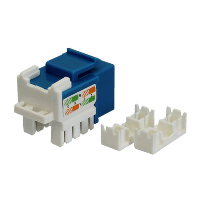 Prise Keystone Cat5e RJ45 - Bleu