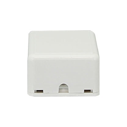 Wall Outlet for 1 Keystone - White