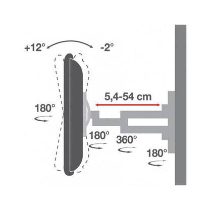 Ultra Slim Wall Mount w/Level - 40-65in