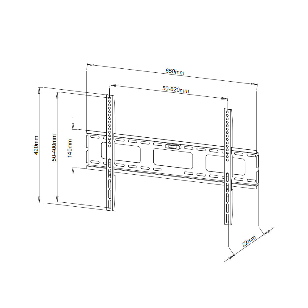 Ultra Slim Fixed wall mount 40-65in