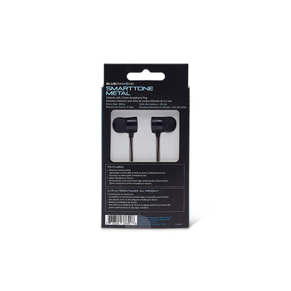 SmartTone Metal 3.5mm Earbuds - BK