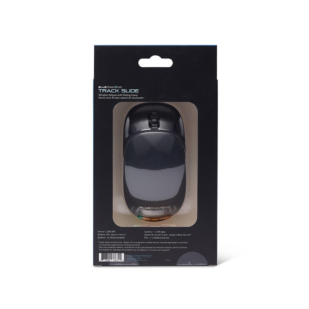 Track Slide Wireless 2.4GHz Travel Mouse