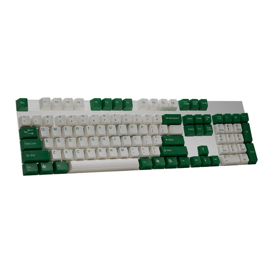 White & Green ABS Keycap Set