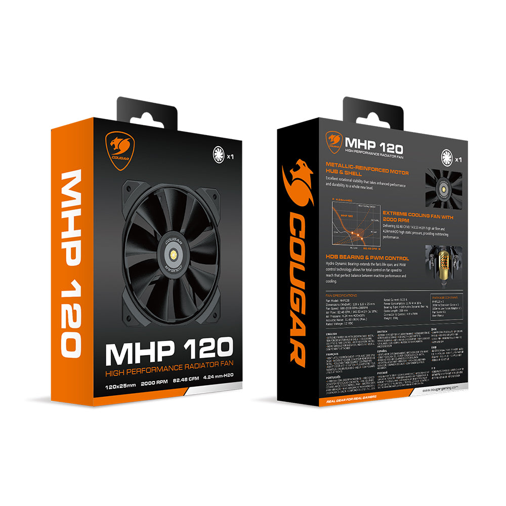 MHP 120 Cooling Fan - 1PC, BK