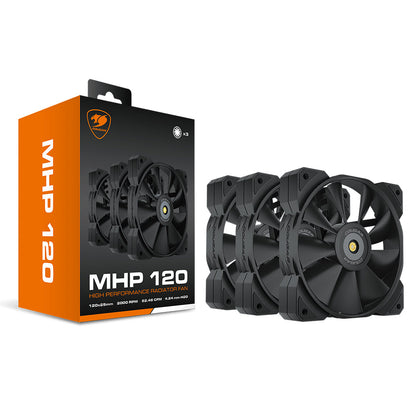 Kit de ventilateur de refroidissement MHP 120 - 3 pièces, noir