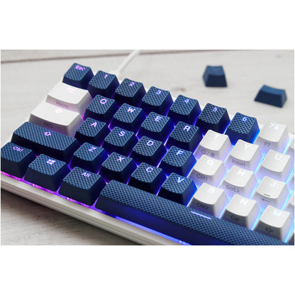 Rubber Gaming Keycap Set - Navy - 31pcs