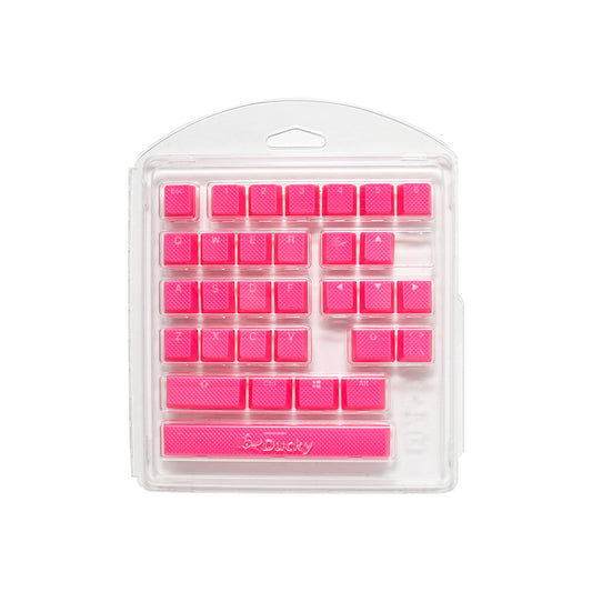 Rubber gaming Keycap Set - Pink - 31pcs