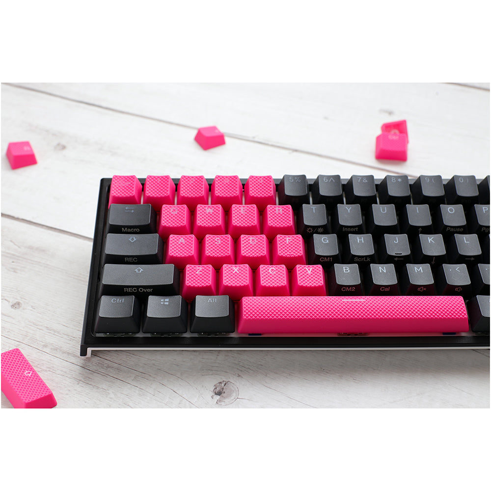 Rubber gaming Keycap Set - Pink - 31pcs