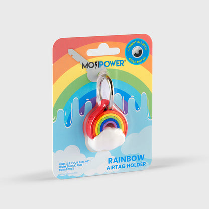 MojiPower AirTag Case - Rainbow