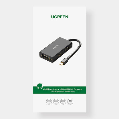 Adaptateur mini DP vers HDMI/DVI/VGA