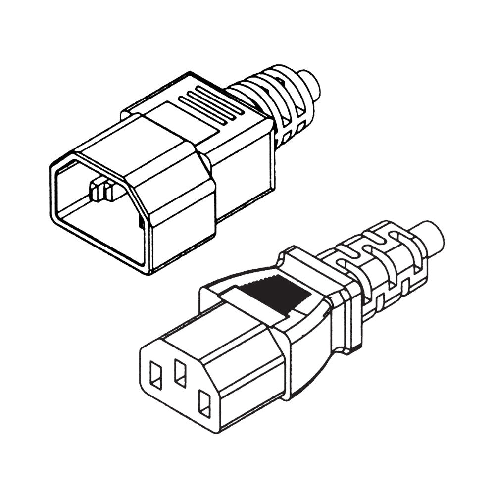 Monitor Power Cable - BK, 6ft