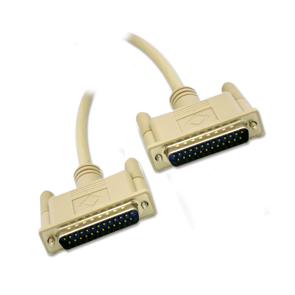 DB25 Moulded Serial Cable M/M - 6ft