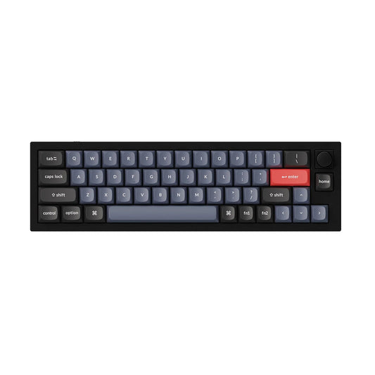 Q9 Black with Knob - Gateron Pro Red