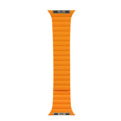 Magnetic Reversible Watch Band, 45mm Orange / Grey