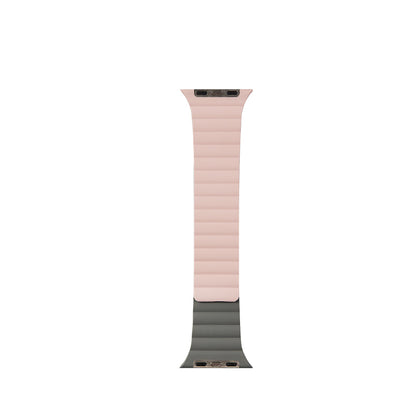 Magnetic Reversible Watch Band, 41mm Pink / Charcoal