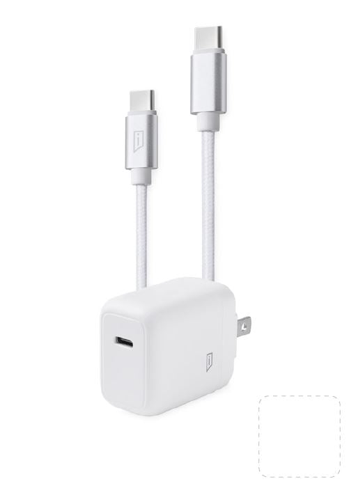 Power Cube 20W Charger & USB-C Bundle