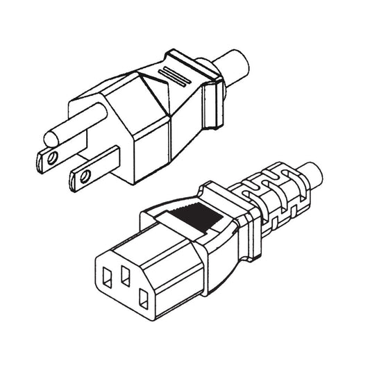 NA CSA Powercord - 6ft, BULK