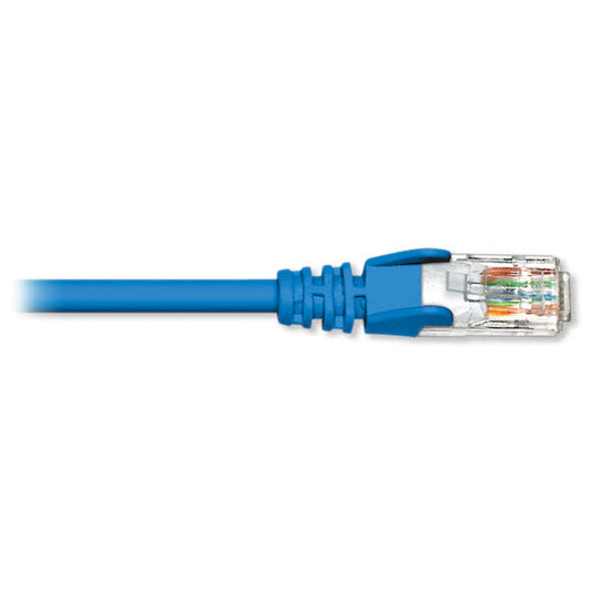 Câble de raccordement Cat6A, solide - BL, 14 pieds, bleu