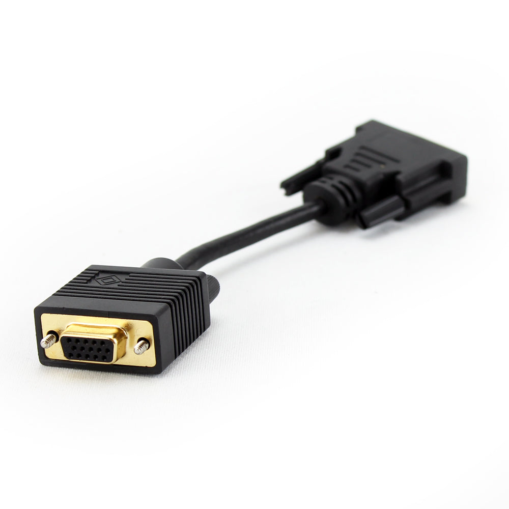 Câble adaptateur DVI-I mâle vers VGA femelle