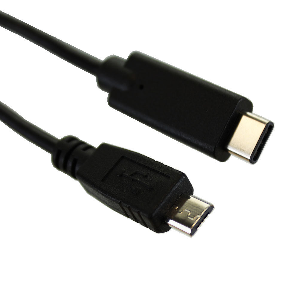 USB 2.0 C Male to Micro 5 Pin Male, 3ft