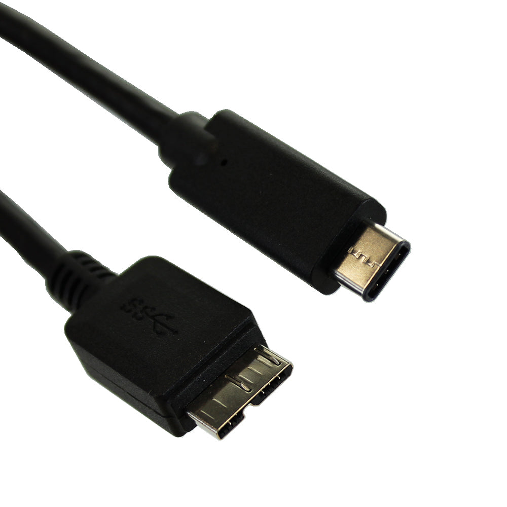 USB 3.0 C Male to Micro B Male, 3ft