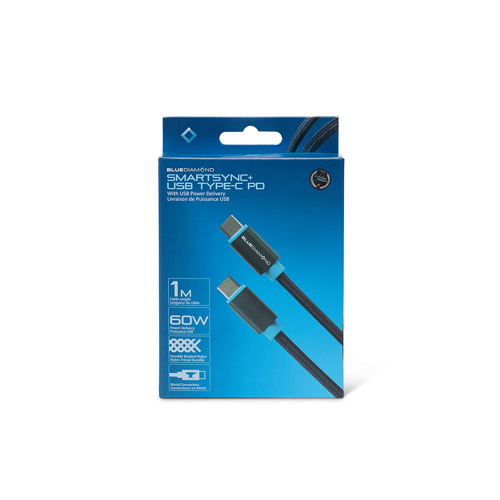 Câble USB Type-C PD Smartsync+ 1 m