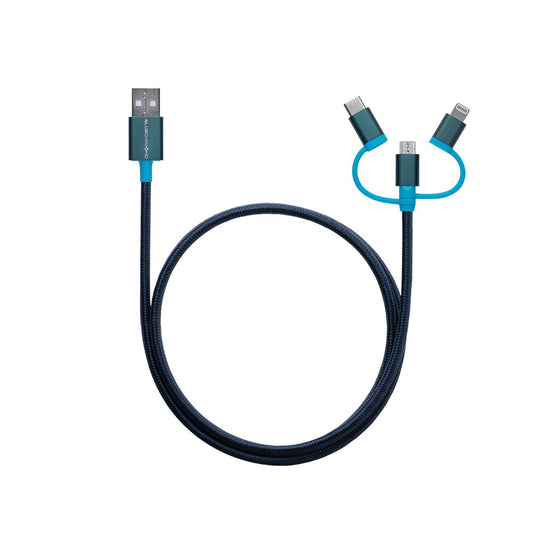 Smartsync+ 3-in-1 Charge Cable - 1m