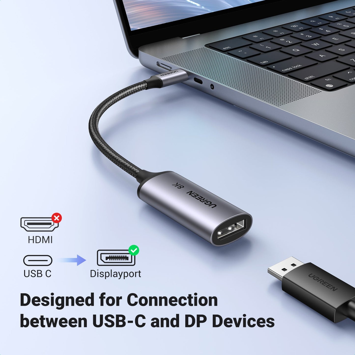 USB-C To DP Female Adapter(8k)