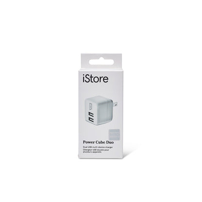 Chargeur USB Power Cube 2p iStore - Blanc